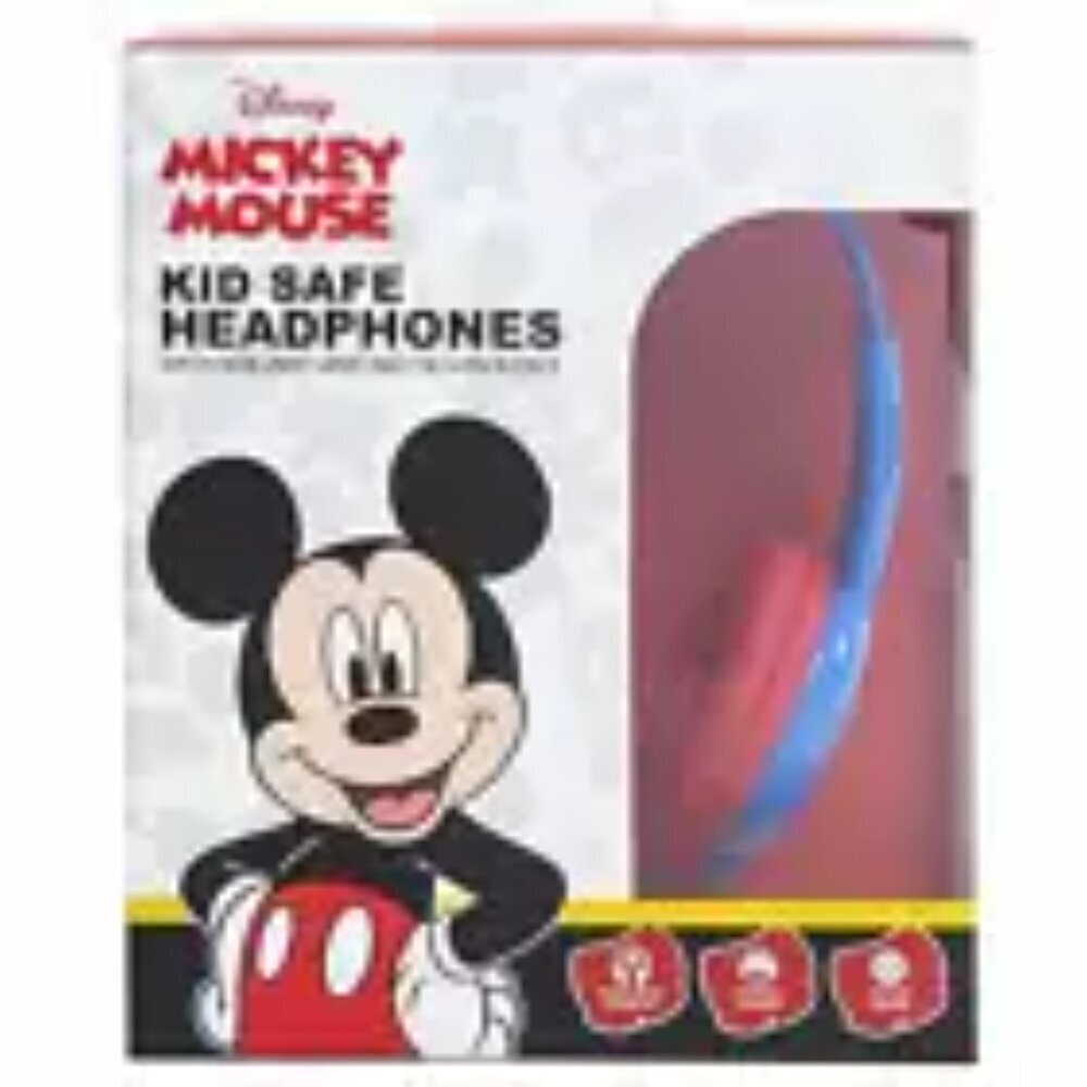 Kid Safe Disney Mickey Mouse Headphones New